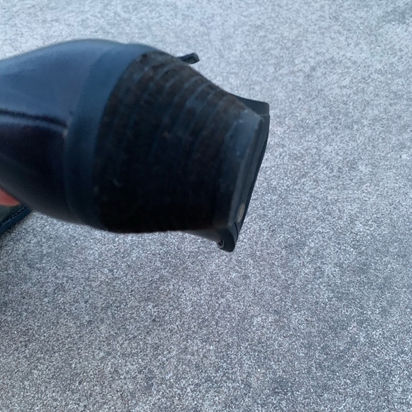 vince camuto •••navy & gray metal studded booties - Picture 7 of 11